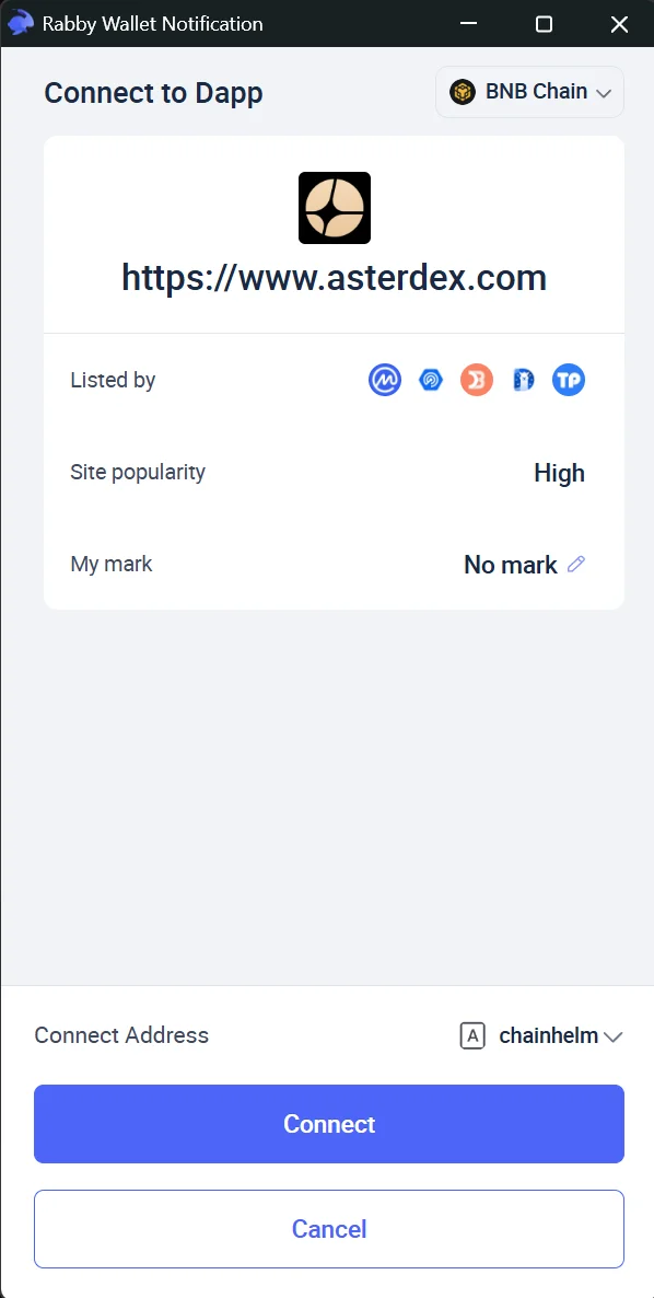 Connection approval