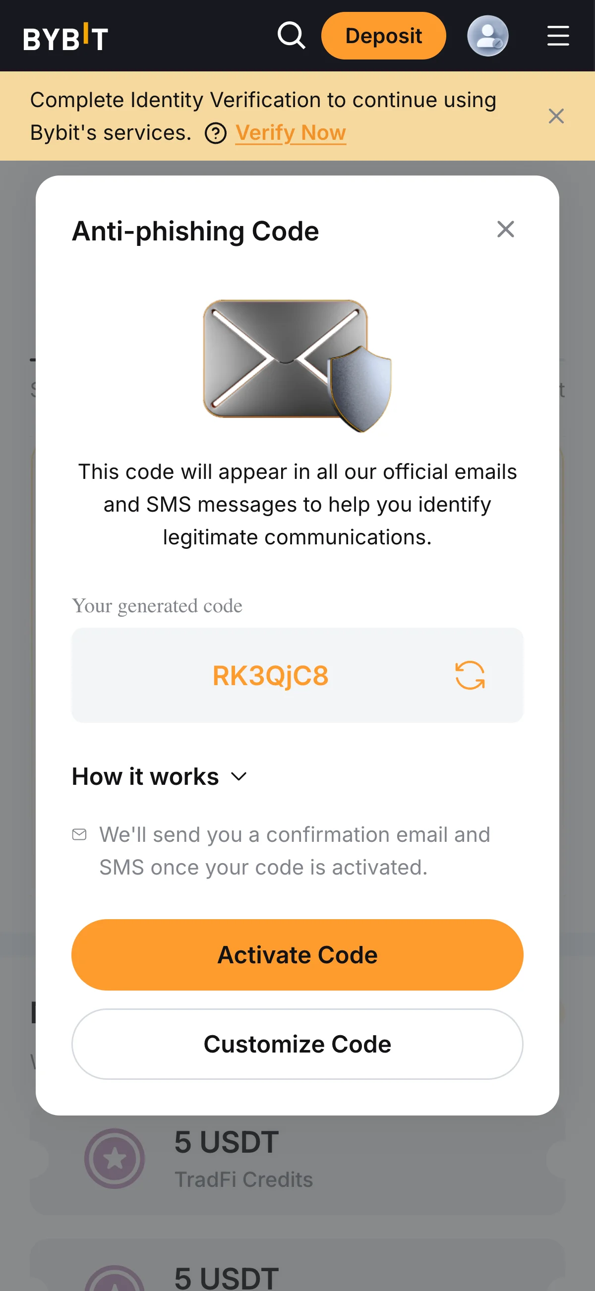 Post-sign-up dashboard