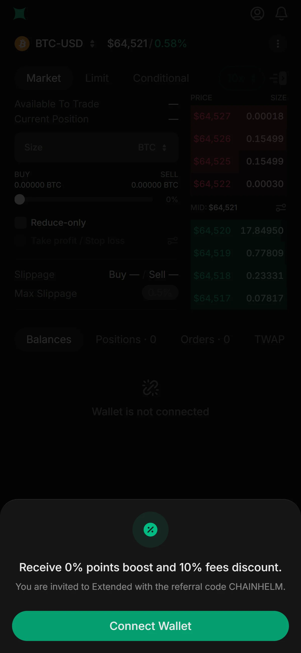 Invitation sheet on mobile
