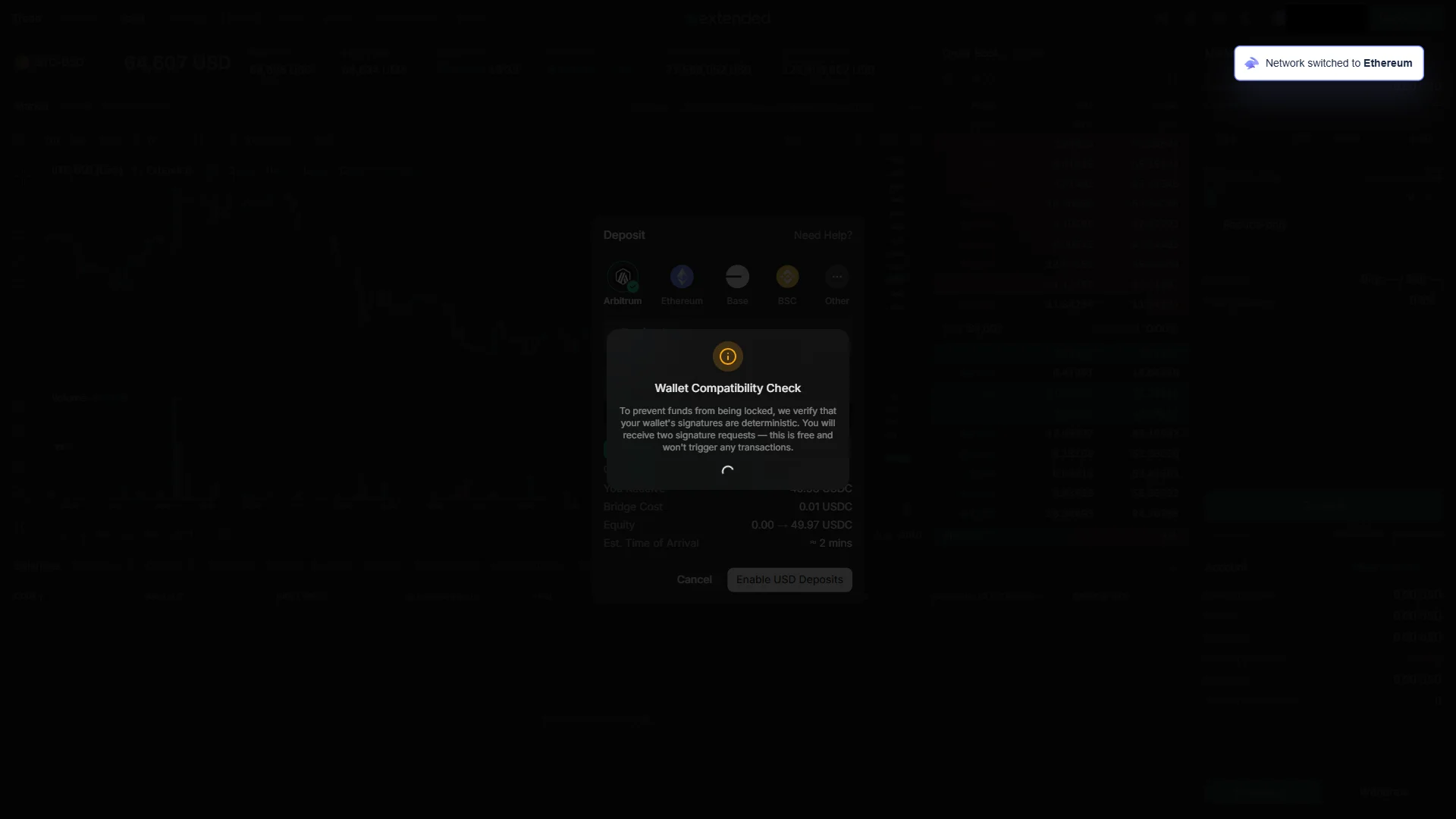 Compatibility check notice