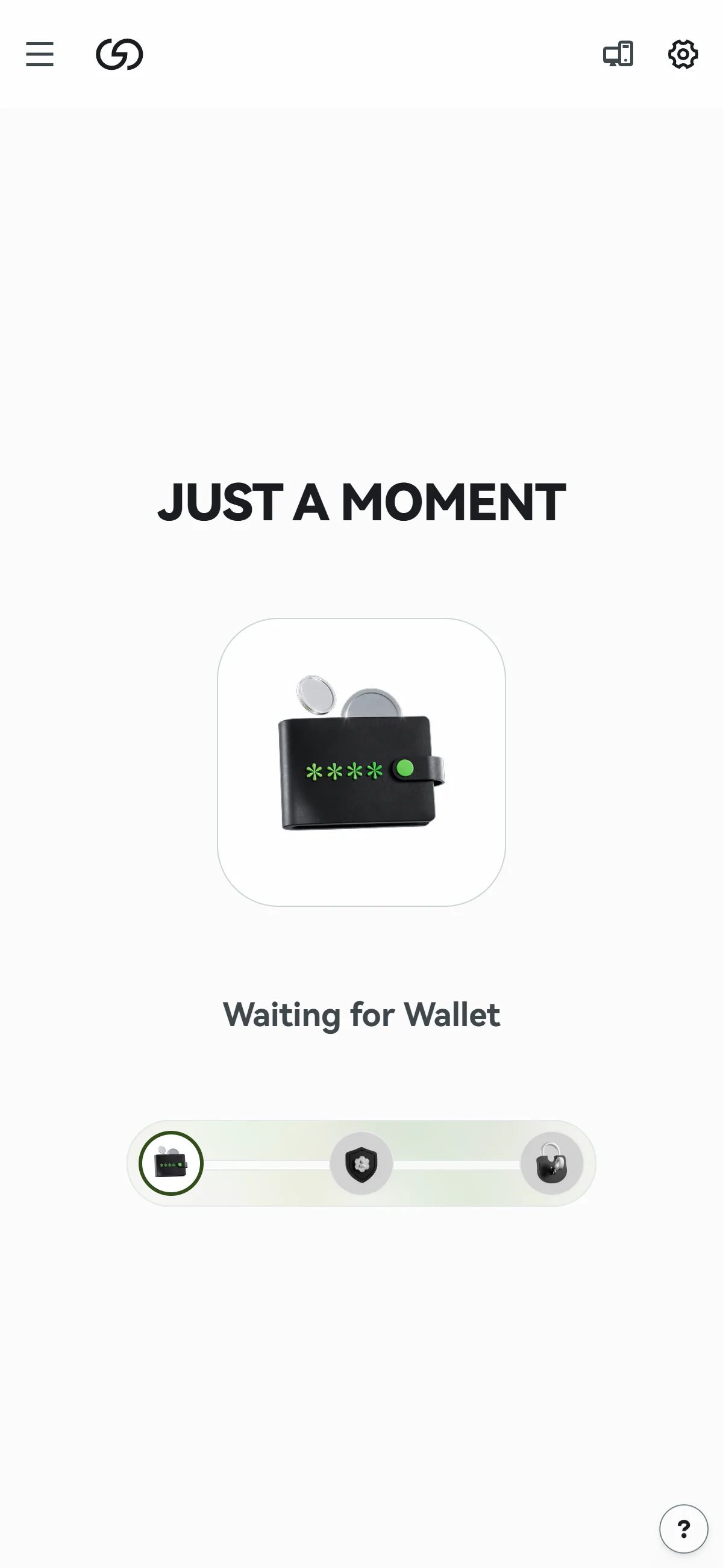 Waiting for the wallet