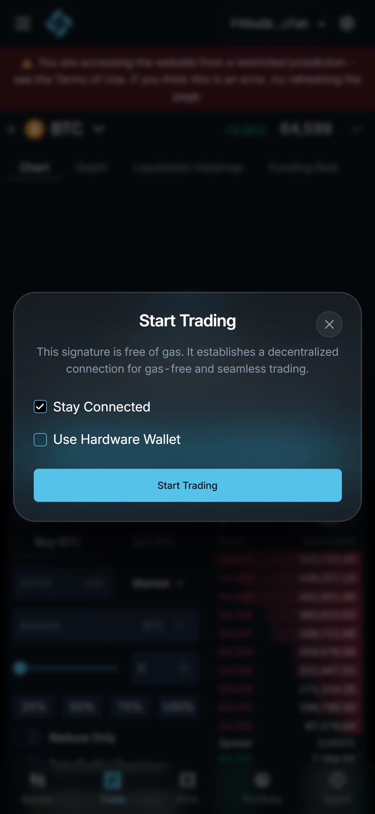 Gas-free signature options