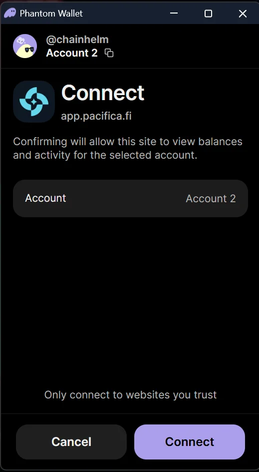 Phantom connection request