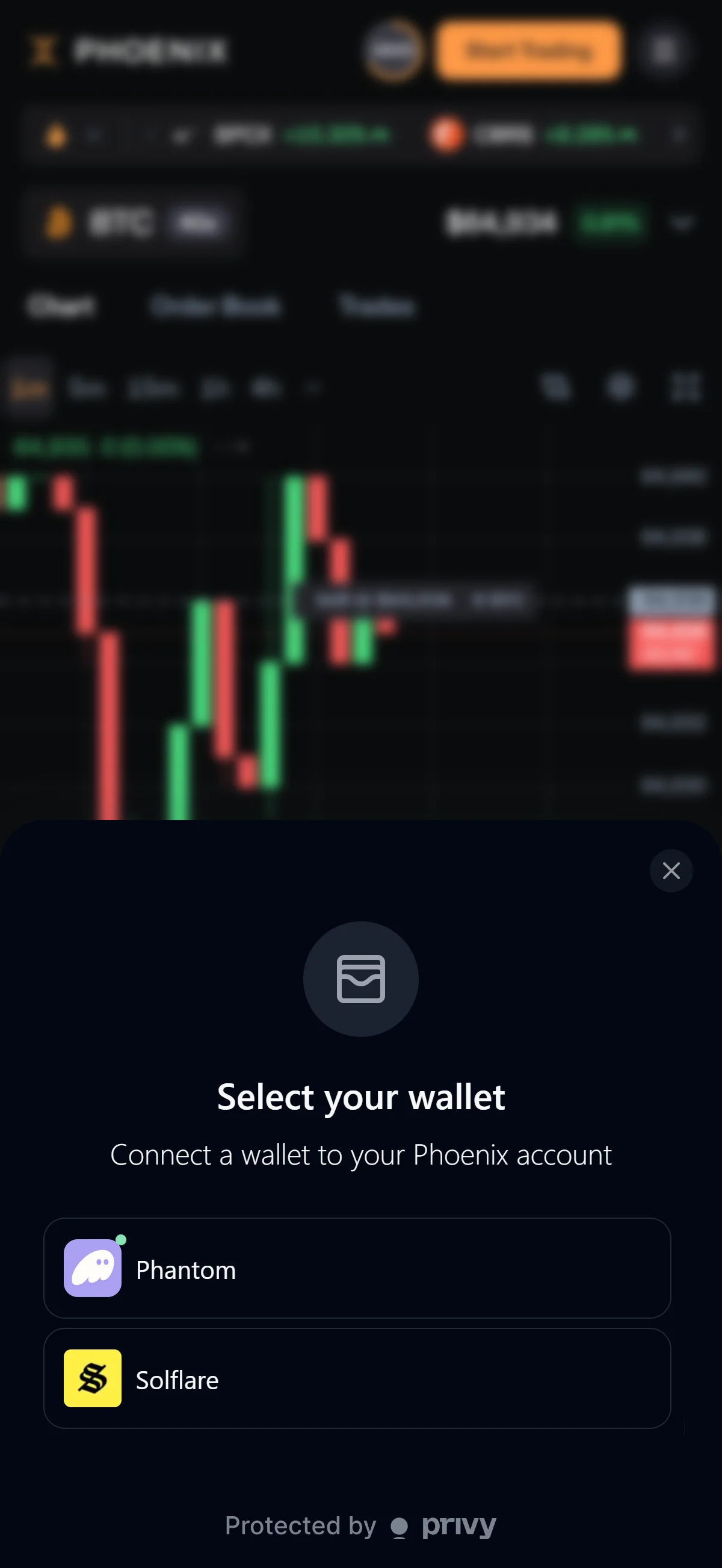 Choosing a wallet on mobile