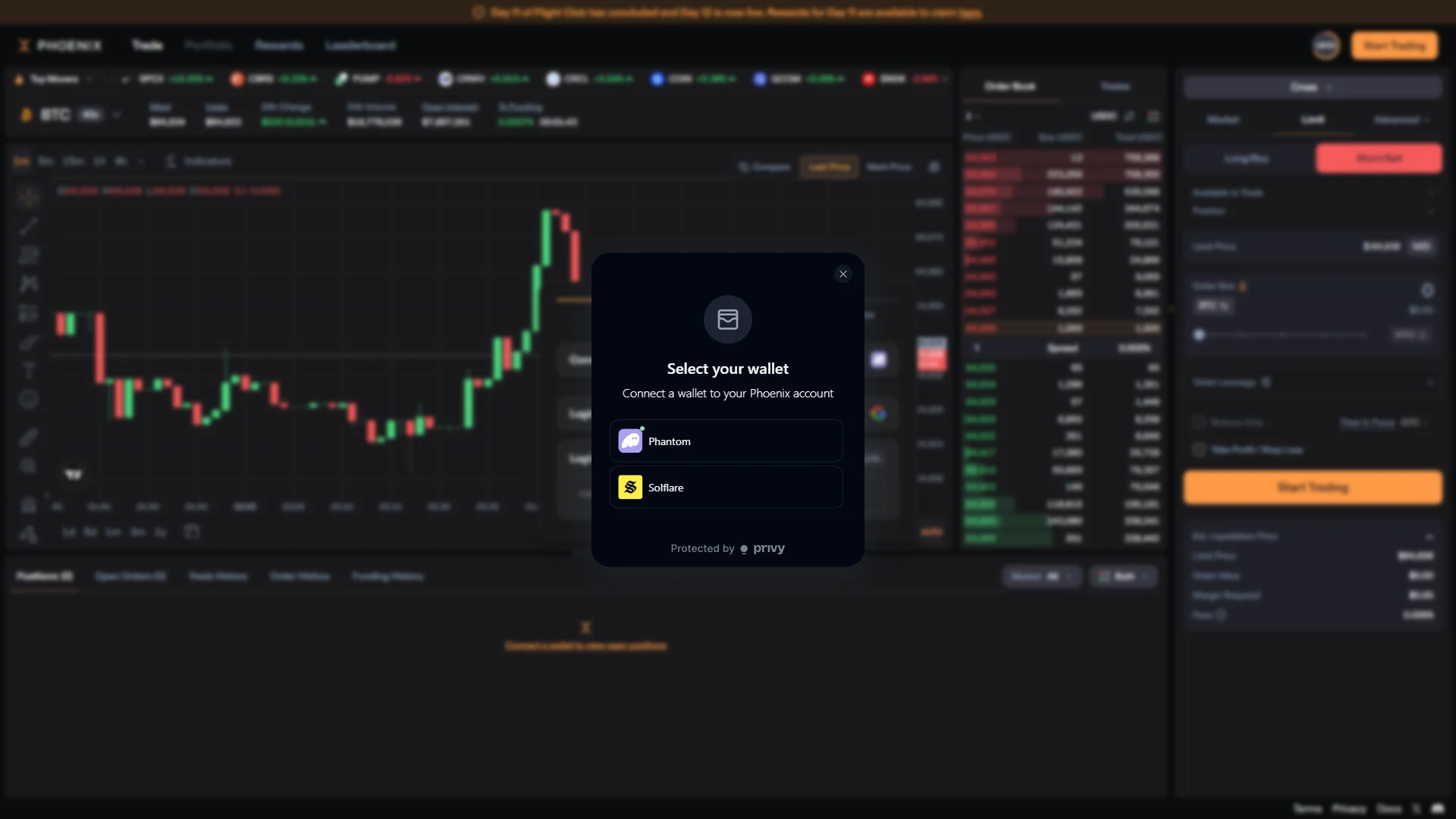The wallet picker